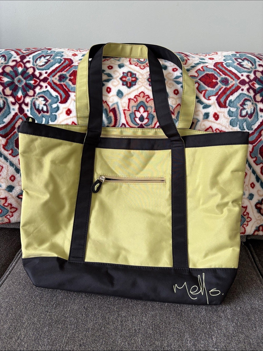 Lime Green & Black Everyday Tote
